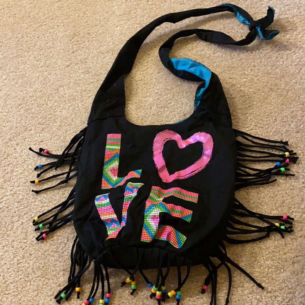 Justice “Love” Crossbody Bag